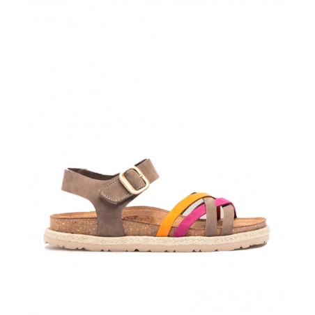 Yokono Arena 001 multi-striped sandals