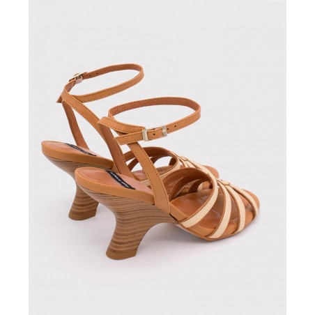 Angel Alarcon Karen Multi-Strap Heeled Sandals