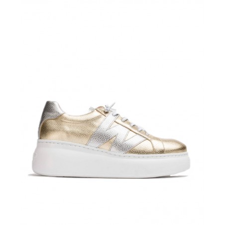 Wonders Zurich metallised casual trainers