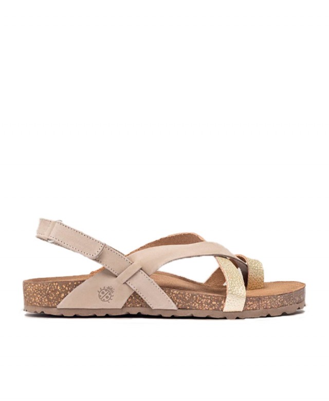 Yokono Jerba 718 metallic strappy sandals