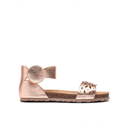 Bio metallic Yokono Villa 086 flat sandal