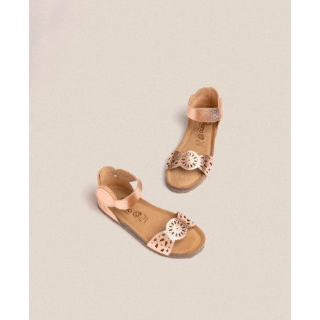 Bio metallic Yokono Villa 086 flat sandal