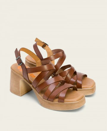 Porronet Moka Ila Heeled Sandals Ila 3053