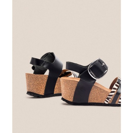 Animal print wedge sandal Yokono Bari 304