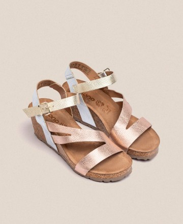 Wedge sandals Bio Yokono Cadiz 302