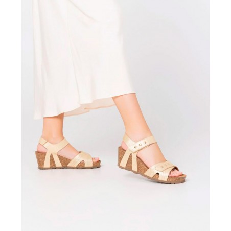 Yokono Cadiz 303 gold sandals