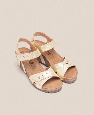 Yokono Cadiz 303 gold sandals