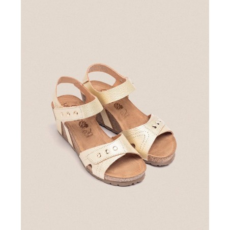 Yokono Cadiz 303 gold sandals