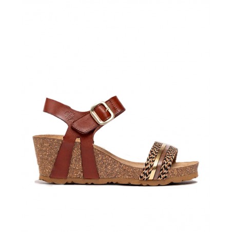 Sandalias con cuña multitiras Yokono Cadiz 306