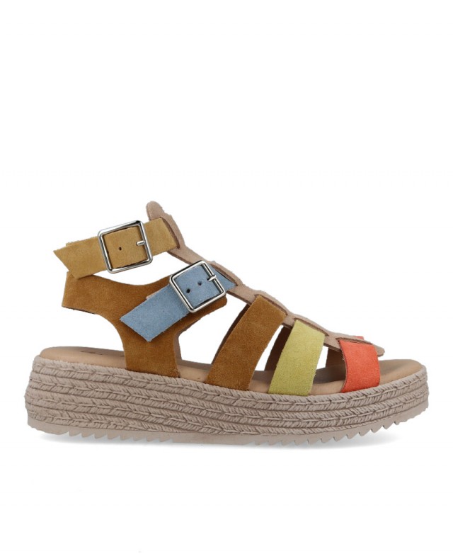 Sandalias gladiador con plataforma Andares 882830