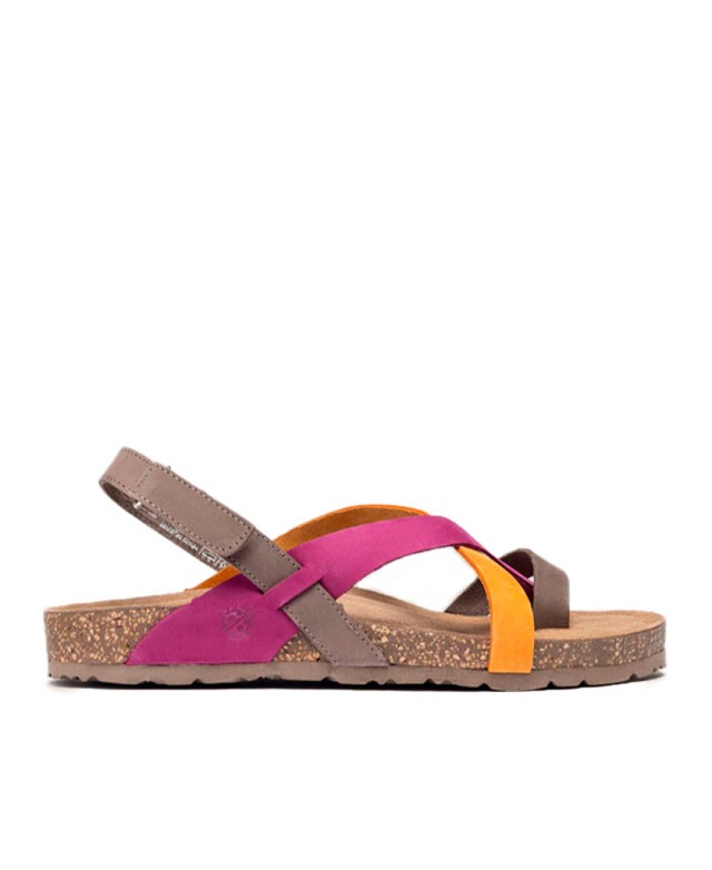 Multicoloured Yokono Jerba 718 toe sandals