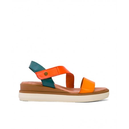 Miswear CN8270 multicoloured leather sandal