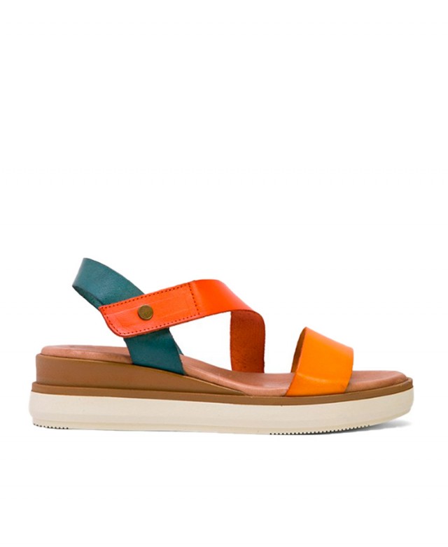 Miswear CN8270 multicoloured leather sandal