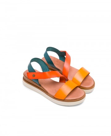 Miswear CN8270 multicoloured leather sandal