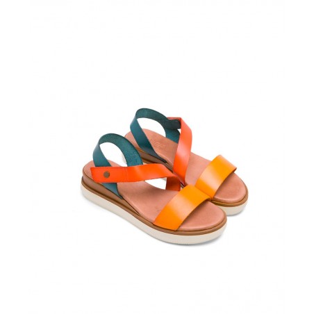 Miswear CN8270 multicoloured leather sandal