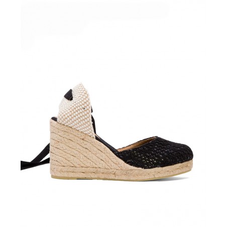 Espadrille with textile laces ID16598119
