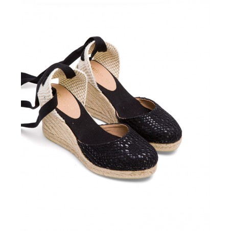 Espadrille with textile laces ID16598119