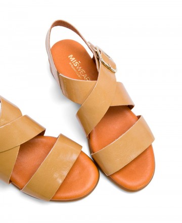 Sandalias de piel para mujer Miswear TA1300M