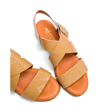 Sandalias de piel para mujer Miswear TA1300M