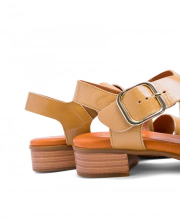 Sandalias de piel para mujer Miswear TA1300M