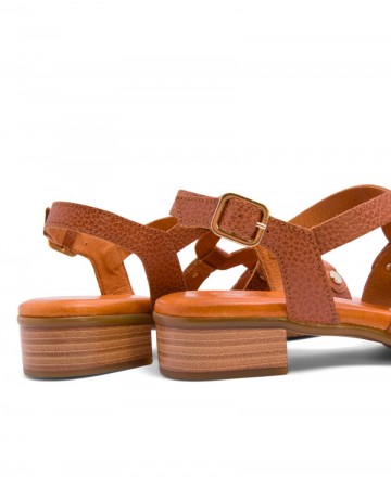 Sandalias de piel con tachuelas Miswear TA1333