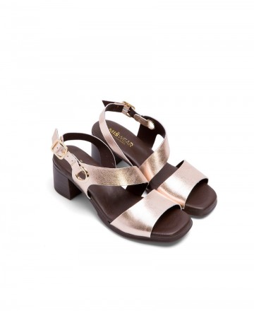 Miswear metallic heeled sandals TA1971