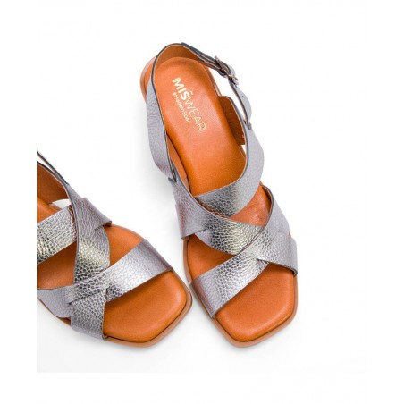 Porronet platinum party sandal TA2971