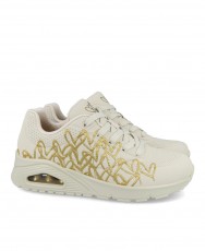 Zapatillas con cámara de aire Skechers Uno - Golden heart Zapatillas con cámara de aire Skechers Uno - Golden heart