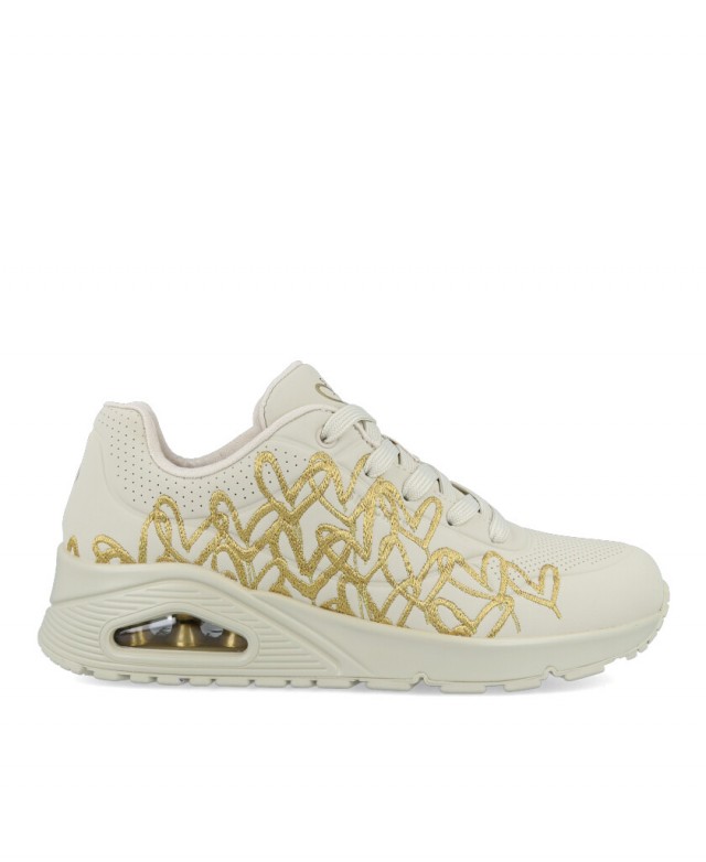 Zapatillas con cámara de aire Skechers Uno - Golden heart Zapatillas con cámara de aire Skechers Uno - Golden heart