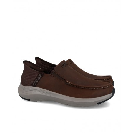 Skechers Slip Ins leather loafers: Pason-Oswin
