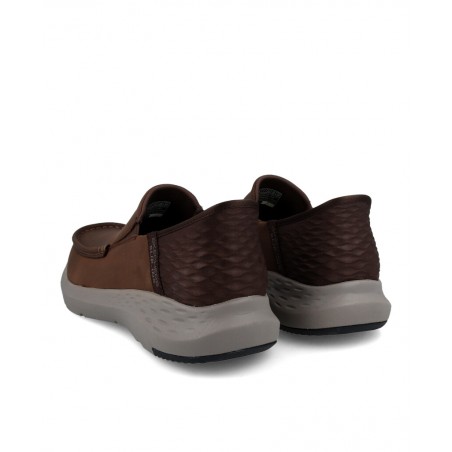 Mocasines de piel Skechers Slip Ins: Pason-Oswin