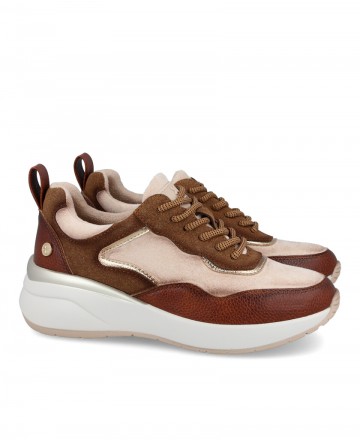 Zapatillas con cuña para mujer Xti 143195