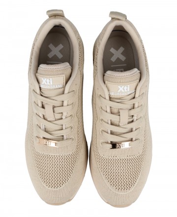 Xti 143069 casual wedge style trainer