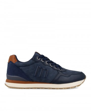 Mustang casual blue trainer 84755