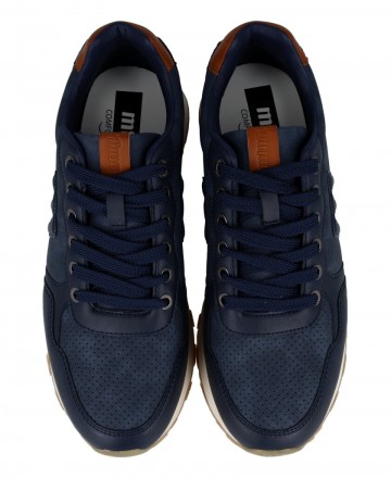 Mustang casual blue trainer 84755