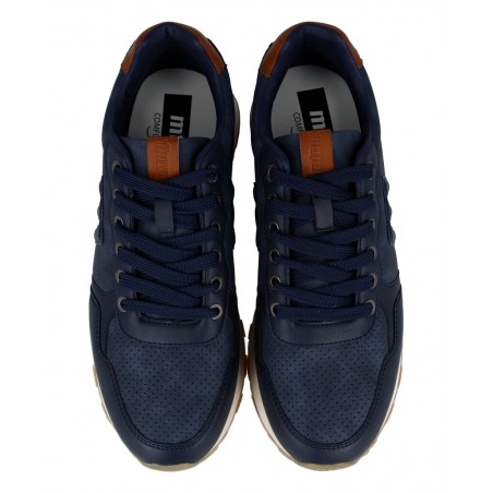 Mustang casual blue trainer 84755