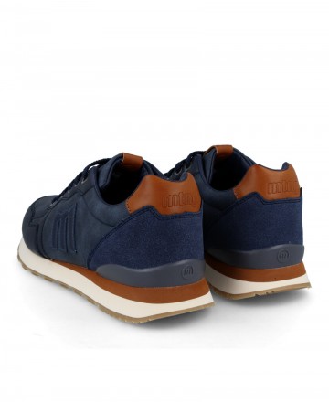 Mustang casual blue trainer 84755