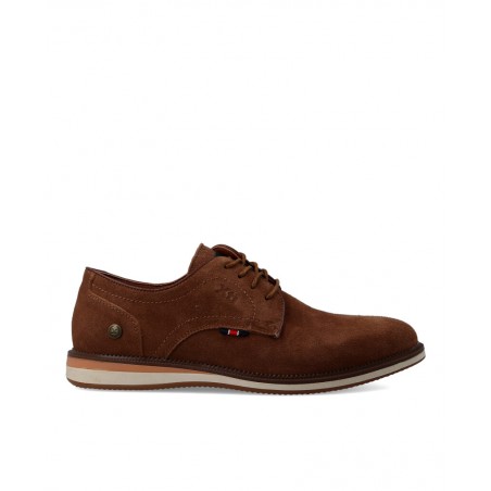 Zapatos para hombre en color camel Caracteristicas con cordones altura de piso 2 cm zapato de estilo casual suela de goma termo