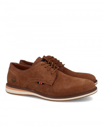 Zapatos para hombre en color camel Caracteristicas con cordones altura de piso 2 cm zapato de estilo casual suela de goma termo