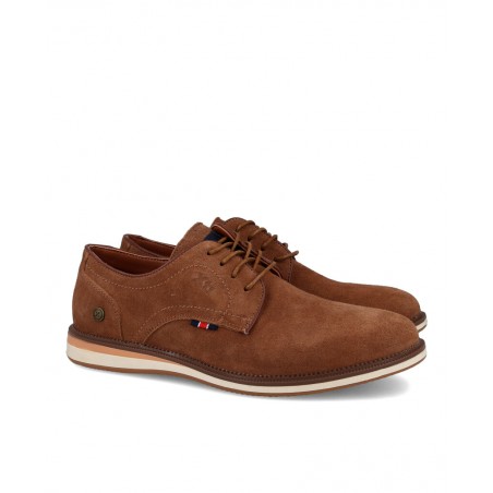 Zapatos para hombre en color camel Caracteristicas con cordones altura de piso 2 cm zapato de estilo casual suela de goma termo