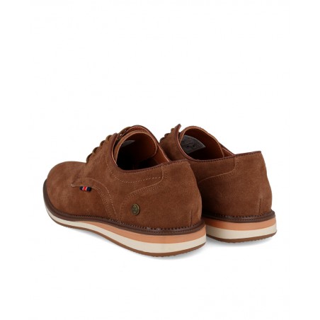 Zapatos para hombre en color camel Caracteristicas con cordones altura de piso 2 cm zapato de estilo casual suela de goma termo