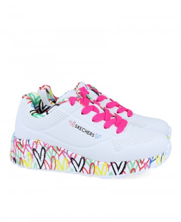 Skechers X JGoldCrown children's casual shoes: Uno Lite