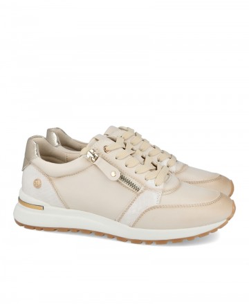 Zapatilla casual con cremallera lateral Xti 143202