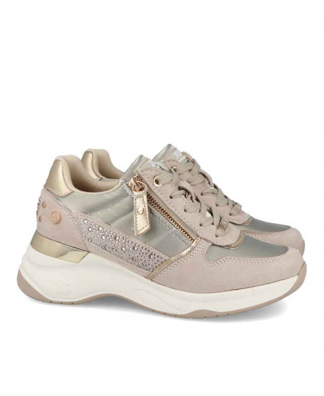 Casual sneakers with wedge Xti 143065