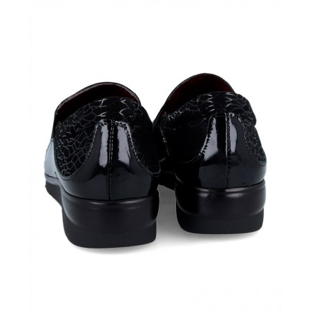 Leather moccasins for woman Pitillos 10000