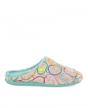 HOT POTATOES Women's Ballston Slipper, Blue, 7 US