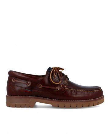 Scarpe Snipe 44621 Marrone - Pelle Stringata - Suola Gomma - Taglia 44 EU
