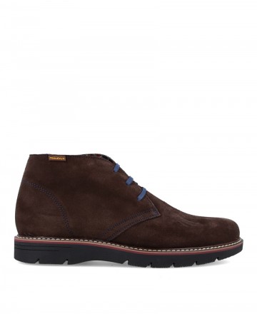 Botines para hombre en color marron Caracteristicas con cordones altura de piso 3 cm zapato de estilo casual suela de goma term