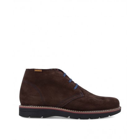 Botines para hombre en color marron Caracteristicas con cordones altura de piso 3 cm zapato de estilo casual suela de goma term