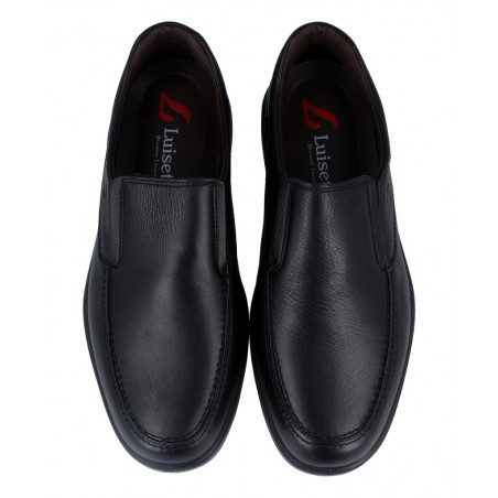 Luisetti 37700 NA leather slip-on shoes without laces